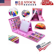 Pink Art Supplies, 208 Pack Art Set Drawing Kit for