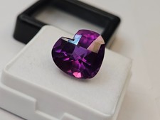 Luxury Heart Cut Purple Amethyst 10-11 Ct Certified Loose Gemstone Fine Jewelry