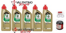 KIT TAGLIANDO HONDA CRF 1000 AFRICA TWIN 5 LITRI olio CASTROL + FILTRO OLIO ORIG