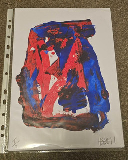 SIGNED SIR STEPHEN HOUGH ARTWORK CHARITY AUCTION CONCERT PIANIST