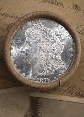 20 Coin BU Morgan Silver Dollar Roll - 1878 and CC PQ Collection