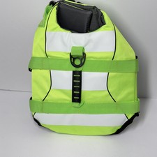 Dog Life Jacket Reflective Neon Green XS