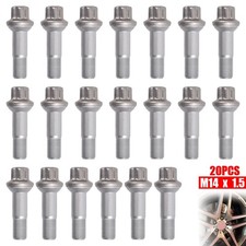 20 Radschraube Radbolzen M14x1,5 Kugelbund für Mercedes GLC GLE GLK S M R-Klasse 20 Radschraube Radbolzen M14x1,5 Kugelbund für Mercedes GLC GLE GLK S M R-Klasse