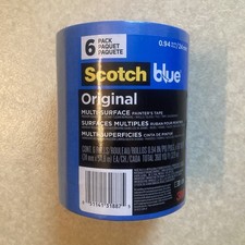 3M Scotch Blue Painters Masking Tape 1 in x 60 yd Multi-Surface 2090 LOT of x4