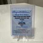 2025-26 Topps Chrome Geometric Cooper Flagg Autograph Gold REDEEMED Redemption