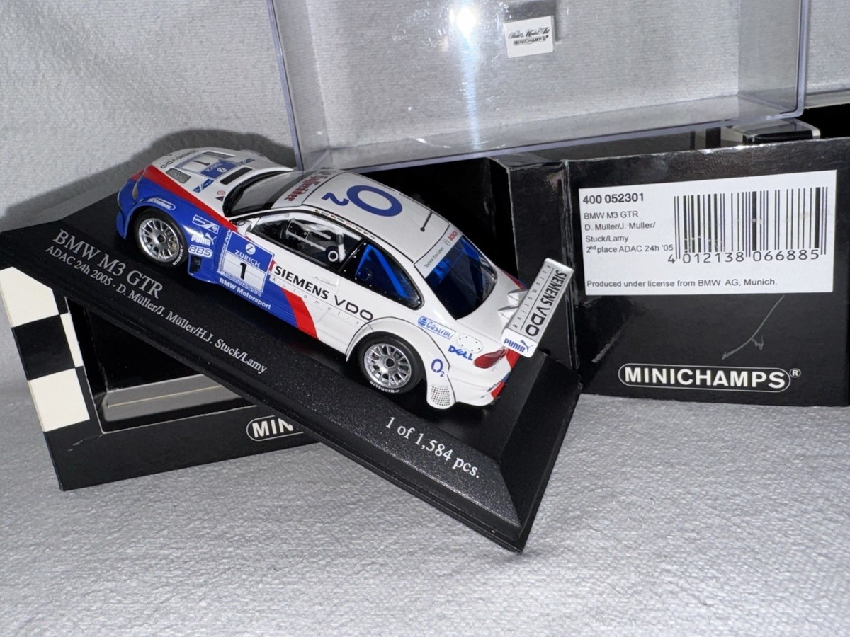 05 WINNERS 24H Nürburgring BMW M3 GTR LamySaidMüller 2x 1/43