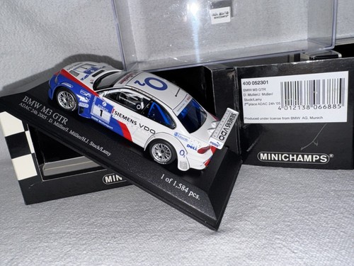 05 WINNERS 24H Nürburgring BMW M3 GTR LamySaidMüller 2x 1/43 Minichamps FREEship - Picture 5 of 19
