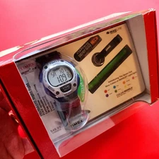 Timex Ironman Watch & MagLite Set Rare Iron Man Chronograph Triathlon Mag-LIte