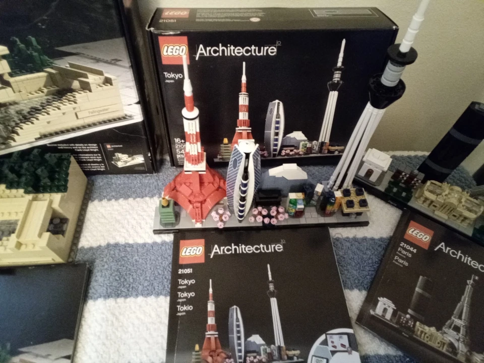 Lego Arquitectura LOTE DE 7 completos 21005-21047-21044-21043-21028-21321-21034 Foto 4 de 4