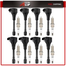 For Infiniti for QX56 for QX80 5.6L Ignition Coils & Spark Plugs UF650