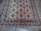 Authentic Vintage Turkish Rug,Geometric Adana Turkish Rug 4.7x8.4 Ft — photo 4