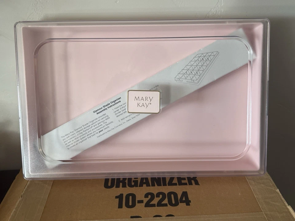 De Colección Mary Kay Glamour Sombra Organizador 1985 Bandeja de Plástico Maquillaje Tocador Estuches Nuevo en Caja Foto 2 de 2