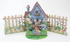 Handgemachte 3D Pop Up - Grusskarte OSTERKARTE Kulissenkarte -  OSTERN neu