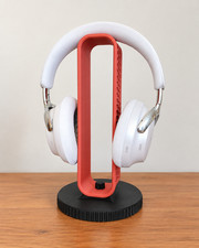 3D Printed Headphone Stand Modern Desktop Headset Holder Gaming Office Decor