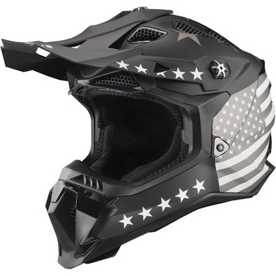LS2 Black/White/Gray Subverter Evo 76 Helmet - 700-1204