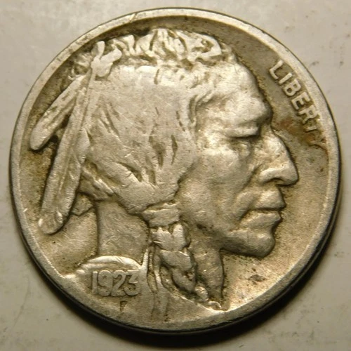 1923 P Buffalo Nickel VF-Details   Actual Coin Pictured- Not Chemically Treated