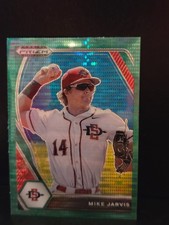 2021 Panini Prizm Draft Picks - Mike Jarvis #PDP163 Green Pulsar Prizm (RC)