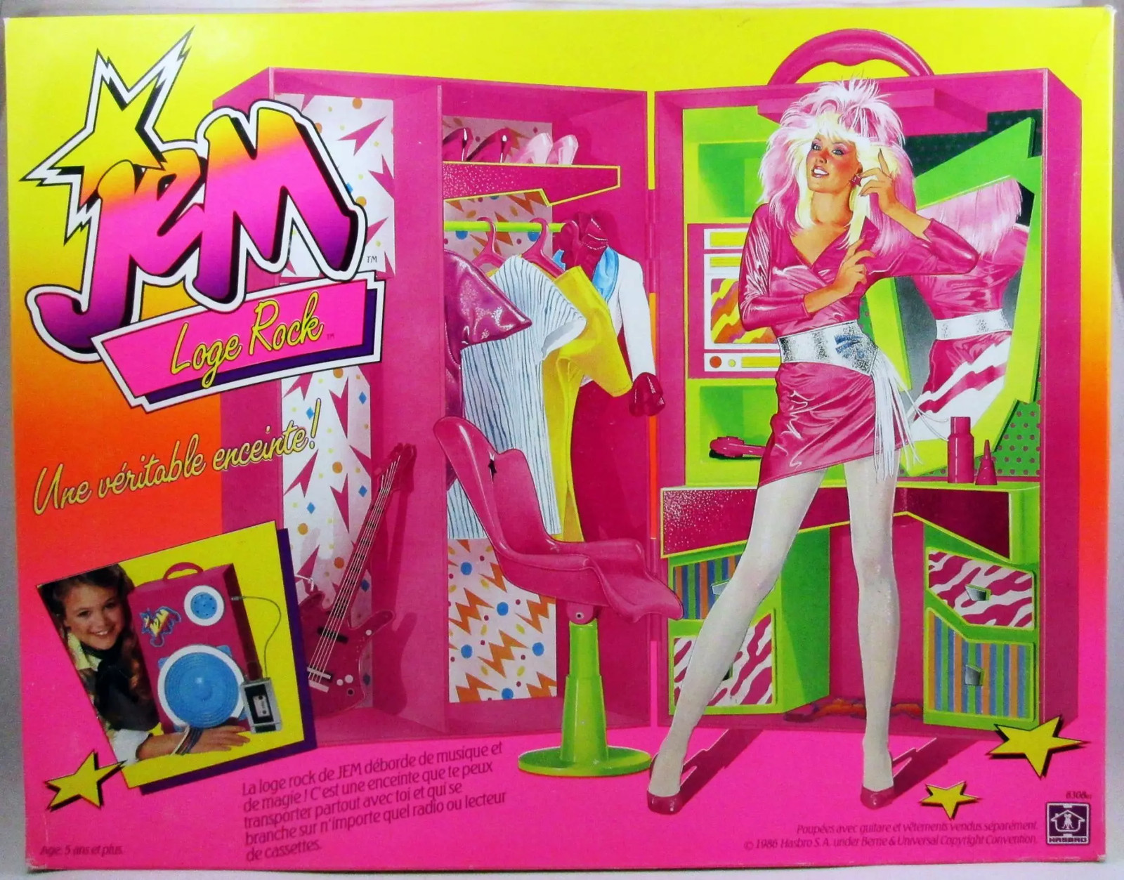 Jem et Les Hologrammes Loge Rock boîte scellée de collection de qualité archive