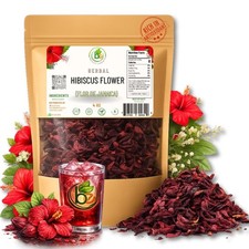 Flor de Jamaica   4 oz Dried Hibiscus Flowers  Loose Leaf Herbal Tea Bexpertsusa