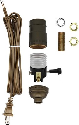 Creative Hobbies Make a Lamp or Repair Kit - All Essential Hardware, 3 Way Socke