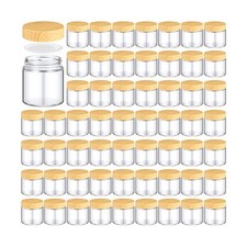 Norme 96 Pcs Glass Jars with Lids Empty Small Glass Containers and Inner Line...