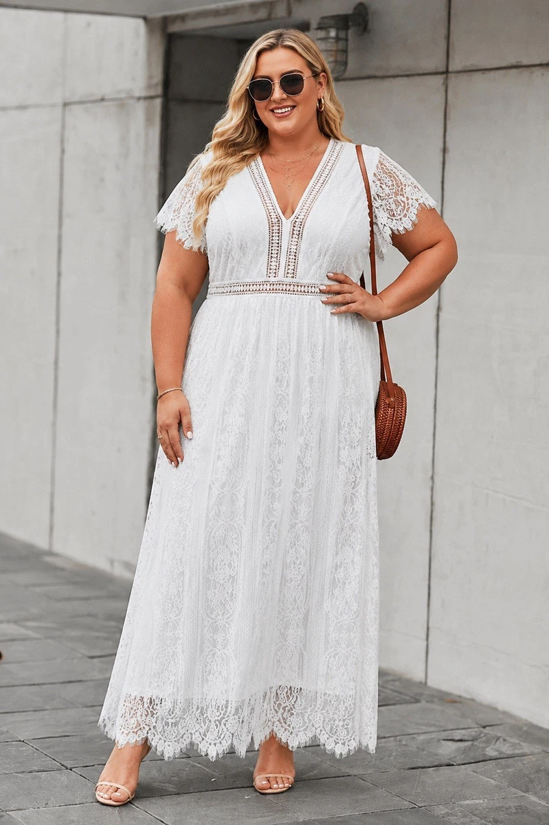 Lace Plus Size Fit & Flare Dresses for Women for sale | eBay Lace Plus Size Fit & Flare Dresses for Women for sale | eBay