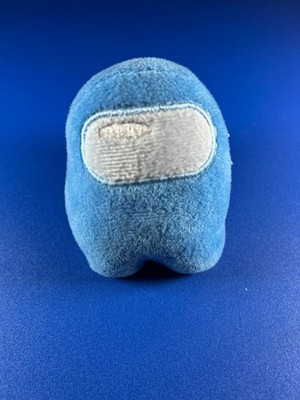 Toikido Among Us 4'' Inch Blue Cyan Crewmate Premium Soft Plush Toy Small No Tag