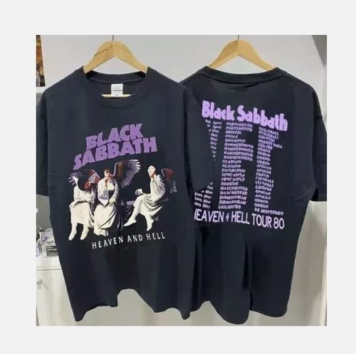 Camiseta Sin Mangas Black Sabbath - Tour Europeo 1975 Oficial, Licencia Bravado, Corte Clásico