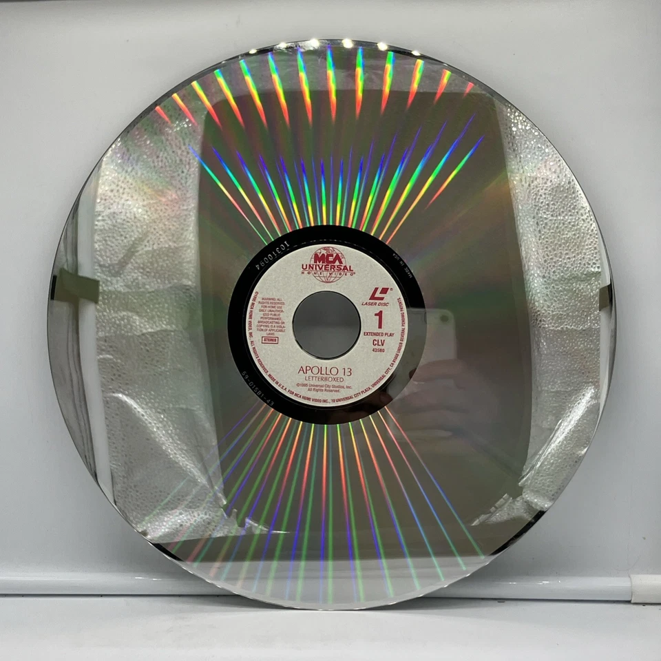 Apollo 13 (1995) 2-Laserdisc ~ Letterboxed Edition - Preloved - FREE SHIPPING - Image 3 of 4