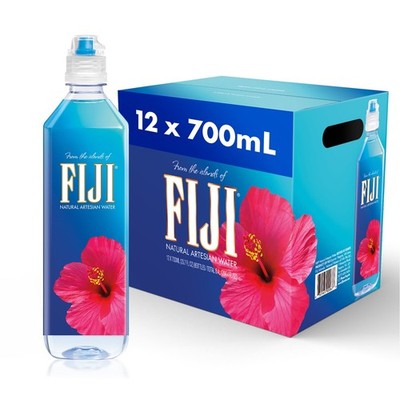 Natural Artesian Bottled Water 700 mL / 23.7 fl oz Sports (Pack of 12)