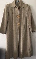 Vintage Large Button Lined S/M Womens Dress Coat Large See Condition