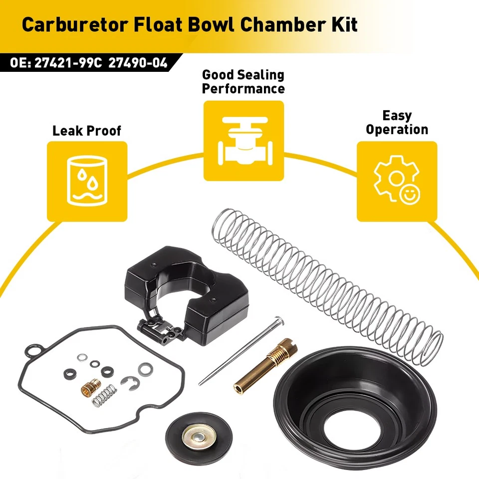 Ремонтный комплект карбюратора подходит для Harley Davidson 883 Sportster XLH1200 1200 CV401-5set - Изображение 2 из 4