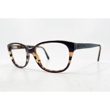 Coach Eyeglass Frames Women Oxblood Tort Varsity Stripe HC 6103 5478 52-16-140