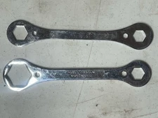 Harley Davidson Slim Combination Axle Spanner  Wrench  Set Of 2 35mm 3/4 15/16”