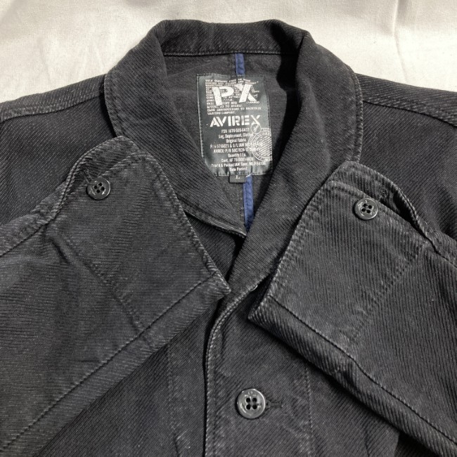 Used Avirex Coverall Work Jacket Outer Denim Duck… - image 3