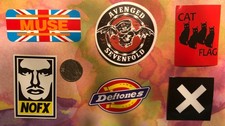 Rock Music Stickers  More Music Stickers Lot Of 6 - New