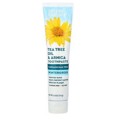 Tea Tree Oil & Arnica Toothpaste, Wintergreen,  6.25 oz (176 g)