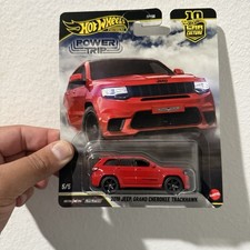Hot Wheels Premium Car Culture Power Trip 2019 Jeep Grand Cherokee Trackhawk Red