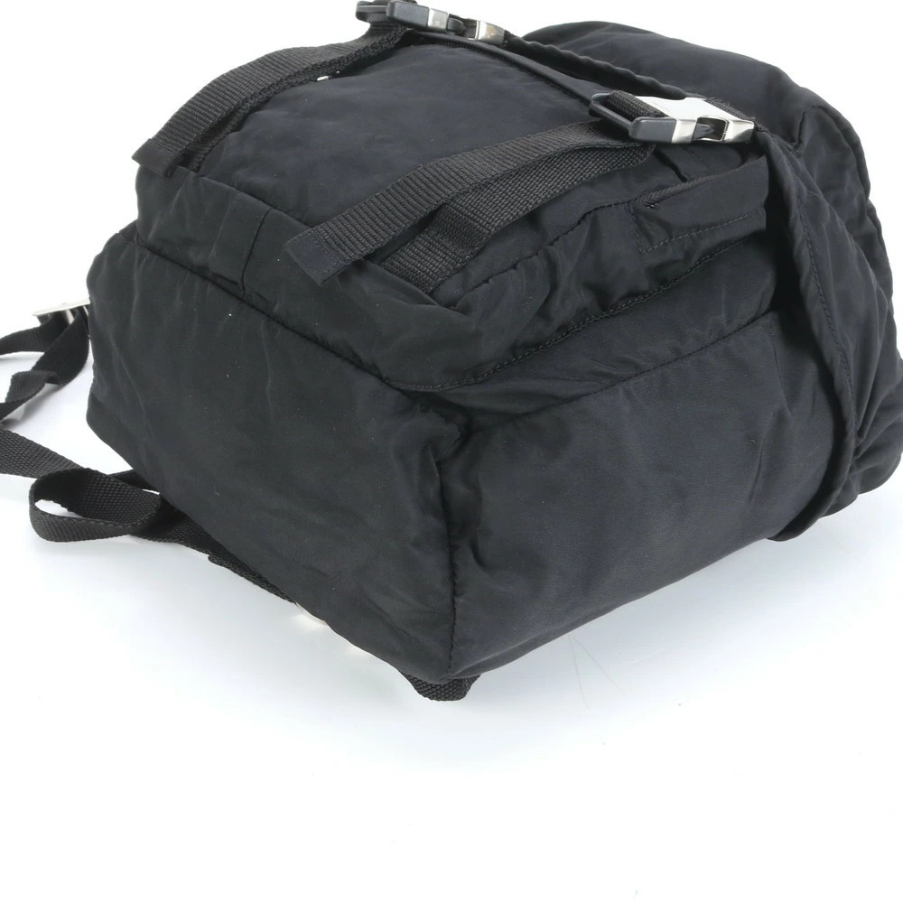 Prada Tessuto Nylon Black Shoulder Bag Vintage Authentic
