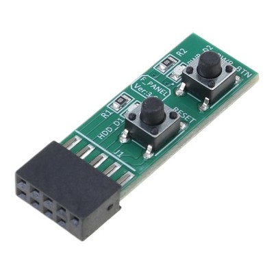 Computer Motherboards Testing Board with 2x5 Pin ResetPower Switches for