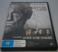The Conspirator- James Mcavoy, Robin Wright (DVD, 2010) Region 4 - Free Postage!