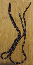 2 MAGNETIC HEMATITE BEAD STRANDS 16" IN LENGTH