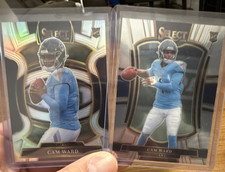 Panini Select NFL 2025 Titans Cam Ward Prizm Premier/Concourse #126/#26 2