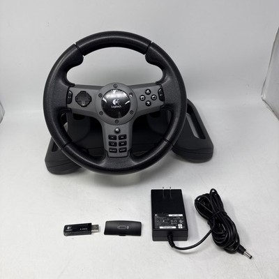 Logitech Driving Force Feedback Wireless Racing Wheel PS2/PS3/PC EX5D12 Tested