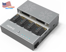 M.2 Nvme SSD Cloner Duplicator with Cooling Fan 4-Bay M.2 Cloner Nvme Enclosure