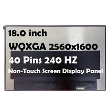 18" LQ180R1JW01 2650x1600 240 HZ 40 Pins LCD Non-Touch Screen Display Panel