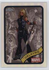 2025 Topps Chrome Marvel Comics Refractor Valkyrie #187 15vx