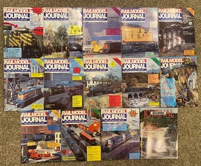 Magazines: Rail Model Journal 1989 The First Full Year Issues 1-13