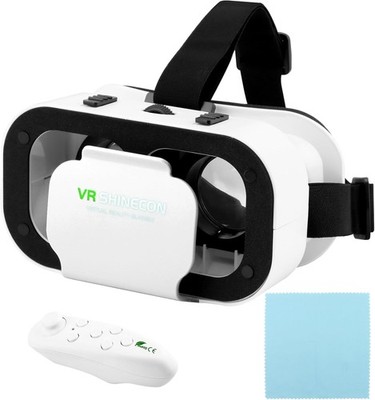 V5 VR Headset - Comfortable 3D Glasses with Bluetooth Control for Movies & Games