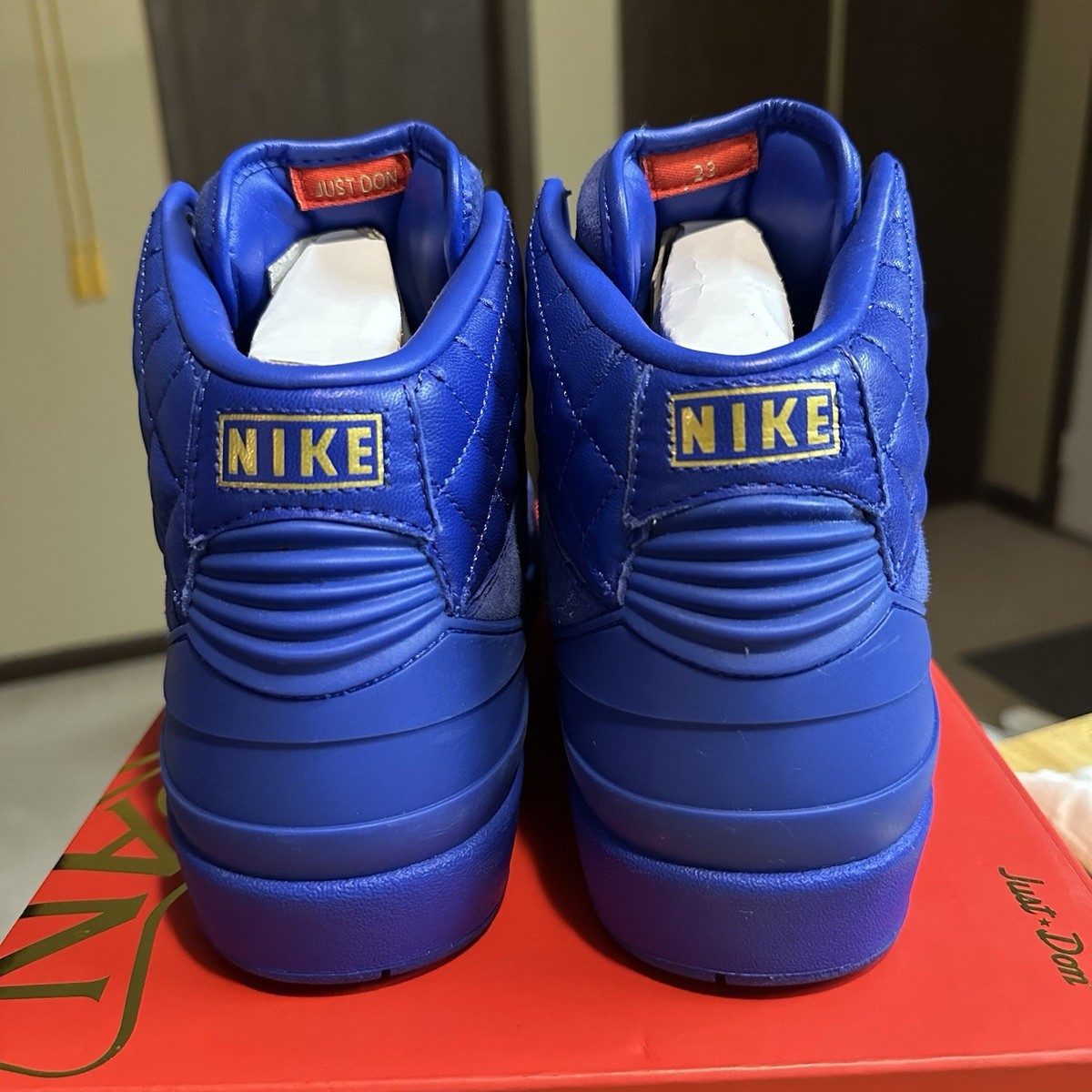 Nike Air Jordan 2 Retro Just Don C Varsity Royal Blue Shoes Size